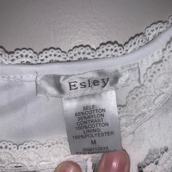 White Lace Esley Dress - Picture 3 of 4